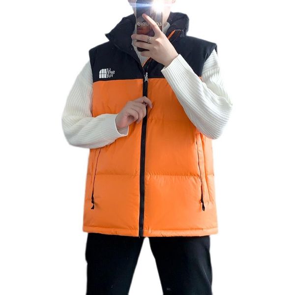 men's vests men cotton vest 2021 autumn winter jacket solid color sleeveless down waistcoat male casual coat, Black;white
men's vests men cotton vest 2021 autumn winter jacket solid color sleeveless down waistcoat male casual coat, Black;white