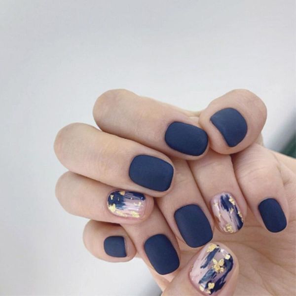 false nails fake nail art shading artificial press on with jelly glue full cover stylish daily detachable fingernails  designs, Red;gold
false nails fake nail art shading artificial press on with jelly glue full cover stylish daily detachable fingernails  designs, Red;gold