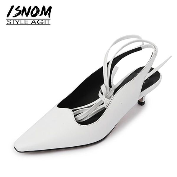 isnom women gladiator pumps kitten heels shoes woman genuine leather strappy shoes pointed toe buckle court 2021, Black
isnom women gladiator pumps kitten heels shoes woman genuine leather strappy shoes pointed toe buckle court 2021, Black