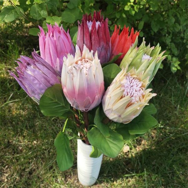 one fake emperor flower simulation protea cynaroides silk ground lotus flower for wedding home party floral decoration
one fake emperor flower simulation protea cynaroides silk ground lotus flower for wedding home party floral decoration