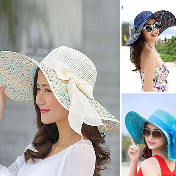 wide brim hats simple foldable floppy girls straw hat sun ladies big bowknot roll-up beach shade uv protect, Blue;gray
wide brim hats simple foldable floppy girls straw hat sun ladies big bowknot roll-up beach shade uv protect, Blue;gray