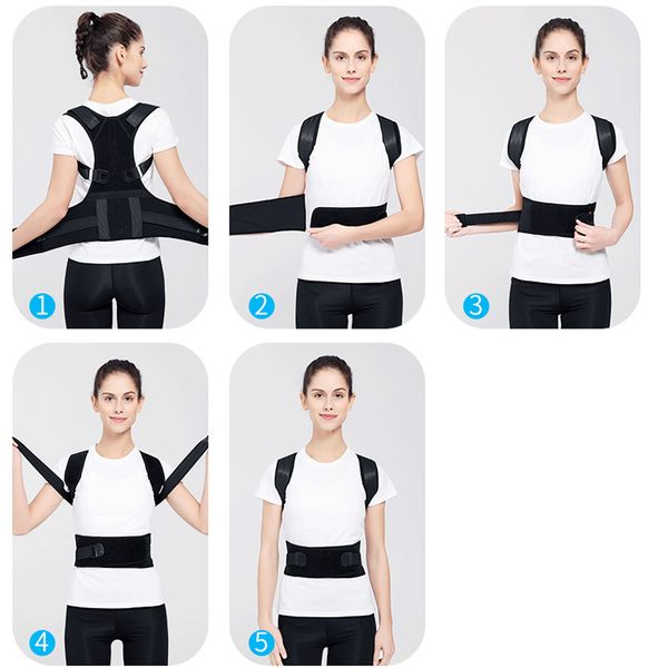 adjustable magnet posture corrector back corset belt straightener brace shoulder corrector de postura braces supports
adjustable magnet posture corrector back corset belt straightener brace shoulder corrector de postura braces supports