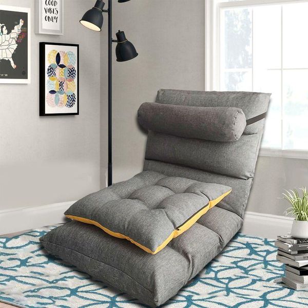 camp furniture lazy sofa with cushion and pillowtatami folding single small chaise lounge living room esports game seat home chair
camp furniture lazy sofa with cushion and pillowtatami folding single small chaise lounge living room esports game seat home chair