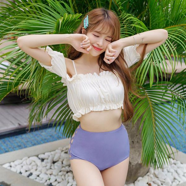 one-piece suits 2021 korean design women's bikini set off shoulder biquini high waist swimwear quality beach suit two piece swimsuit wo
one-piece suits 2021 korean design women's bikini set off shoulder biquini high waist swimwear quality beach suit two piece swimsuit wo