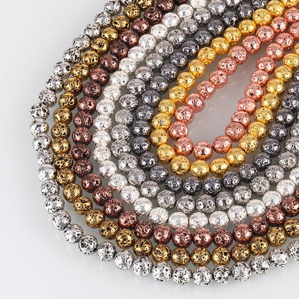 8mm natural lava stone beads for jewelry making diy bracelet gold steel rose gold electroplated lava rock round-full strand, Bronze;silver
8mm natural lava stone beads for jewelry making diy bracelet gold steel rose gold electroplated lava rock round-full strand, Bronze;silver