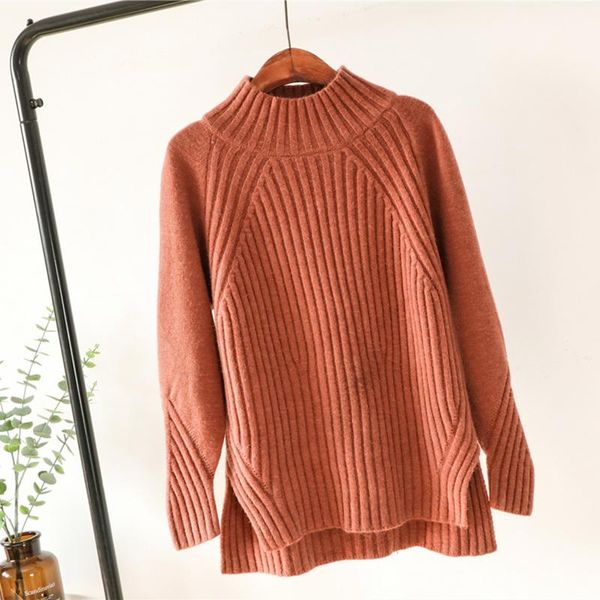 women's sweaters high neck turtleneck sweater female autumn and winter edition languid is lazy wind adds thick loose small pure fresh, White;black
women's sweaters high neck turtleneck sweater female autumn and winter edition languid is lazy wind adds thick loose small pure fresh, White;black