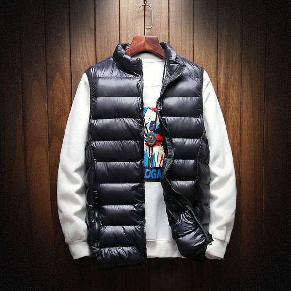 2021 new male fashions casual autumn outerwear vest sleeveless men's wadded jacket 5xl coat 4nhi, Black;white
2021 new male fashions casual autumn outerwear vest sleeveless men's wadded jacket 5xl coat 4nhi, Black;white