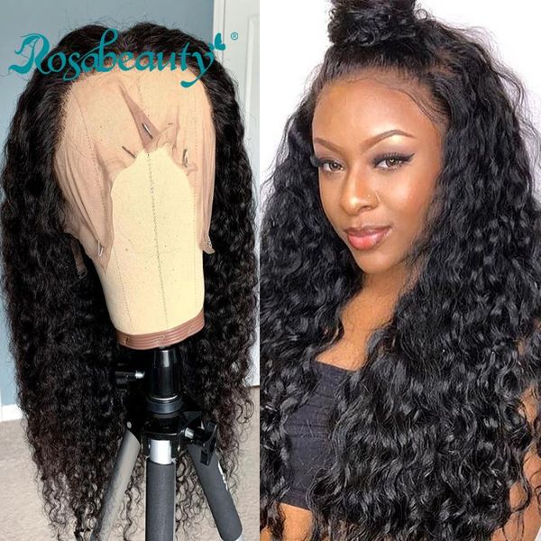 lace wigs rosabeauty curly front for women deep 13x4 frontal wig 28 30 40 inch glueless water human hair, Black;brown
lace wigs rosabeauty curly front for women deep 13x4 frontal wig 28 30 40 inch glueless water human hair, Black;brown