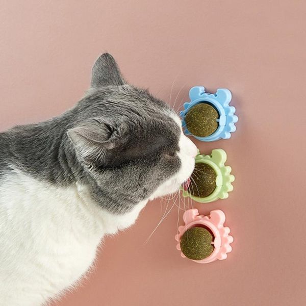 cat toys catnip ball treat snack self-adhesive rotated cats wall mount molar teething toy for
cat toys catnip ball treat snack self-adhesive rotated cats wall mount molar teething toy for