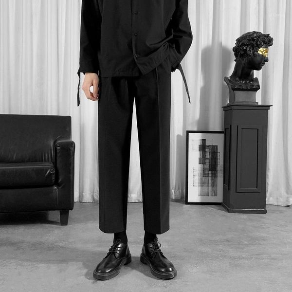 men's pants autumn mens clothing 2021 fashionable the lastest stylish elegant black suits korea style social office cropped
men's pants autumn mens clothing 2021 fashionable the lastest stylish elegant black suits korea style social office cropped