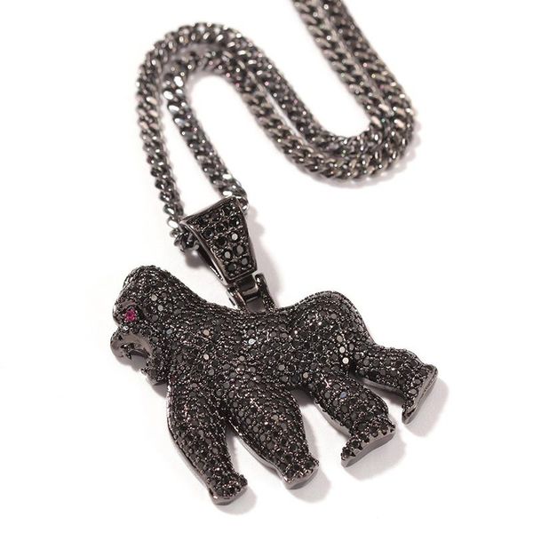 pendant necklaces hip hop cz stone paved bling iced out gorilla animal pendants for men rapper jewelry black gold silver color
pendant necklaces hip hop cz stone paved bling iced out gorilla animal pendants for men rapper jewelry black gold silver color