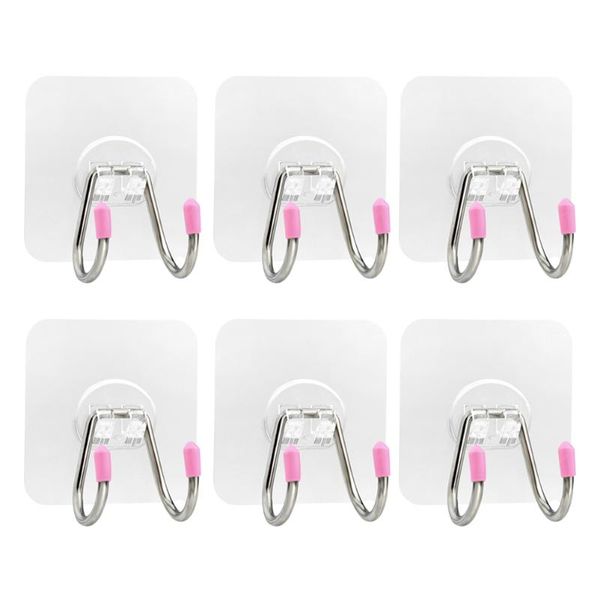 robe hooks 6pcs stainless steel clothes hat tile wall punch hangers wall-mounted double bathroom accessories
robe hooks 6pcs stainless steel clothes hat tile wall punch hangers wall-mounted double bathroom accessories