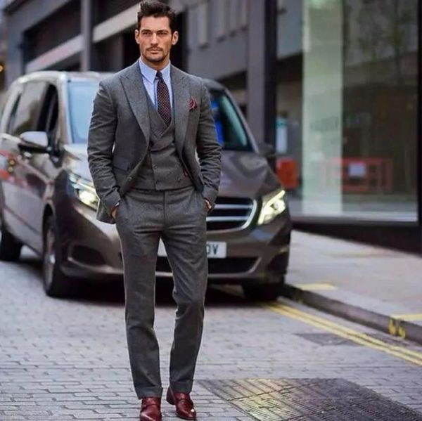 men's suits & blazers latest coat pant design classic brand grey tweed men jacket handsome male tuxeos slim fit mens 3 pieces, White;black
men's suits & blazers latest coat pant design classic brand grey tweed men jacket handsome male tuxeos slim fit mens 3 pieces, White;black
