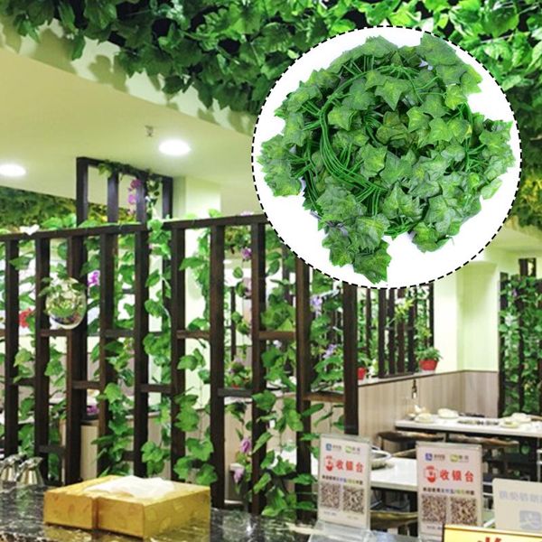 12pcs 2m artificial ivy vine fake foliage flowers hanging leaf garland plants home decor plastic flower rattan string 2
12pcs 2m artificial ivy vine fake foliage flowers hanging leaf garland plants home decor plastic flower rattan string 2