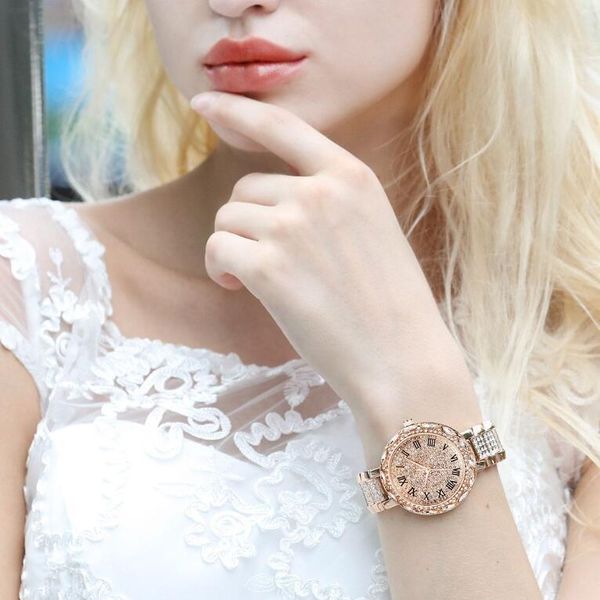 wristwatches high-grade women bangle dress gifts watch sky stars full diamond students pearl chain watches lady business clock, Slivery;brown
wristwatches high-grade women bangle dress gifts watch sky stars full diamond students pearl chain watches lady business clock, Slivery;brown
