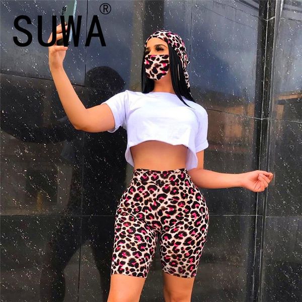 women's tracksuits 2021 simple white round neck short sleeves crop and leopard grain shorts 2 pieces set casual lady fashion, Gray
women's tracksuits 2021 simple white round neck short sleeves crop and leopard grain shorts 2 pieces set casual lady fashion, Gray