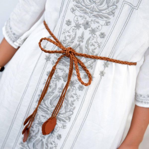 belts women vintage leaves pu leather braided belt waist chain fashion slender bind woven cummerbund knitted waistband candy, Black;brown
belts women vintage leaves pu leather braided belt waist chain fashion slender bind woven cummerbund knitted waistband candy, Black;brown