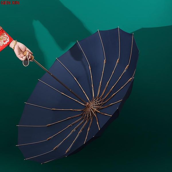 umbrellas 16 k super windproof women rain umbrella fashion retro wooden handle solid color large size business strong
umbrellas 16 k super windproof women rain umbrella fashion retro wooden handle solid color large size business strong