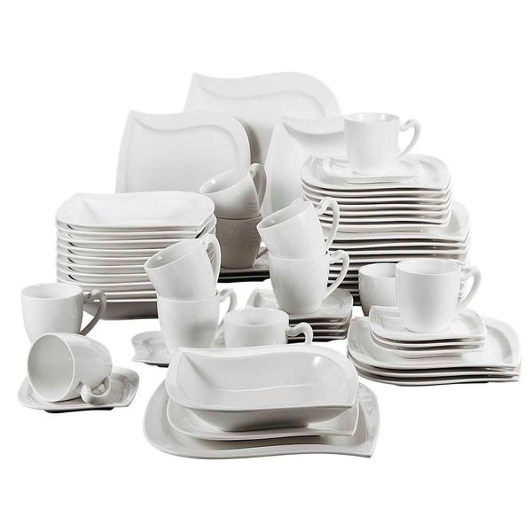 malacasa elvira 60 piece white porcelain tableware dinner set with 12*cups saucers dessert soup dinner plate set for 12 person 210706
malacasa elvira 60 piece white porcelain tableware dinner set with 12*cups saucers dessert soup dinner plate set for 12 person 210706