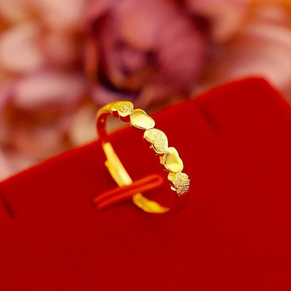 wedding rings japanese and korean fashion retro women ring brass gold-plated small love heart women's opening adjustable jewelry, Slivery;golden
wedding rings japanese and korean fashion retro women ring brass gold-plated small love heart women's opening adjustable jewelry, Slivery;golden