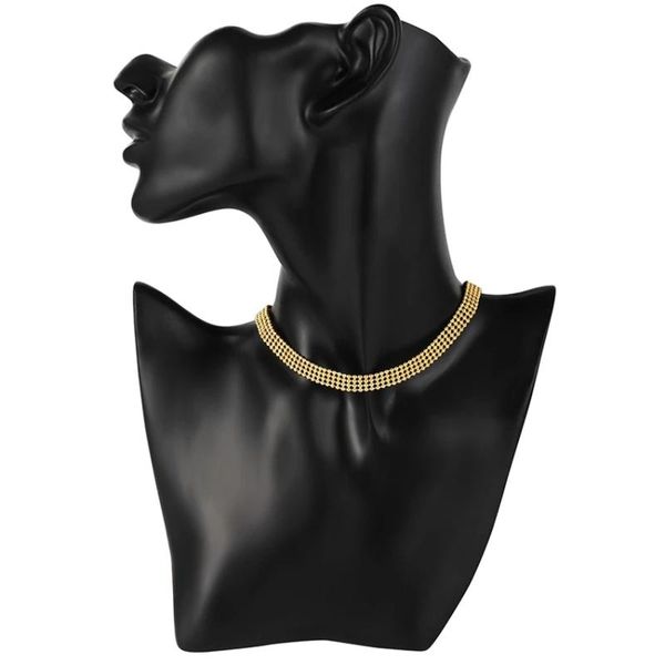 chokers fashion necklaces for women wedding accessories gold color ball chain punk gothic jewelry collier femme 32cm+8cm, Golden;silver
chokers fashion necklaces for women wedding accessories gold color ball chain punk gothic jewelry collier femme 32cm+8cm, Golden;silver