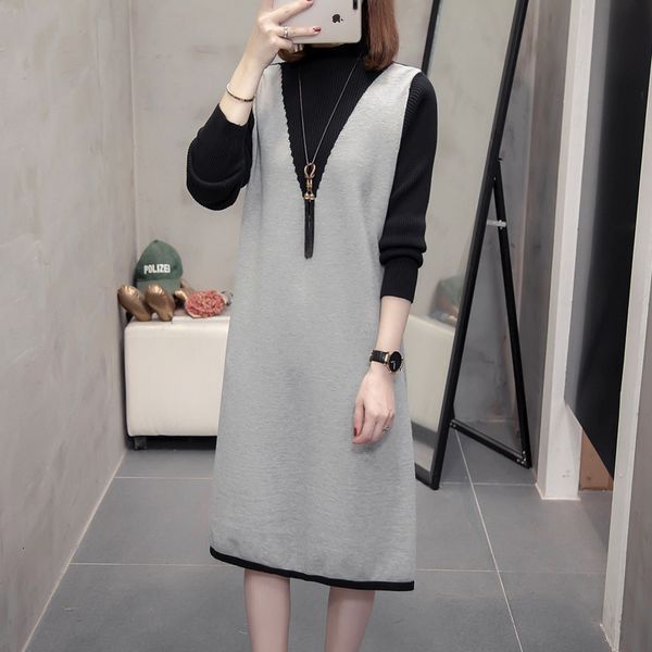 plus size 2021 new warm winter kintted girl's nightgown long sleeve loose big outfits hiuu, White 
plus size 2021 new warm winter kintted girl's nightgown long sleeve loose big outfits hiuu, White