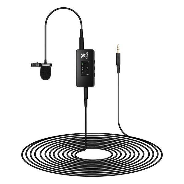 6m lavalier mini microphone clip-on wired condenser mic with oled screen cable for recorders dslr cameras mobile phones tablets
6m lavalier mini microphone clip-on wired condenser mic with oled screen cable for recorders dslr cameras mobile phones tablets