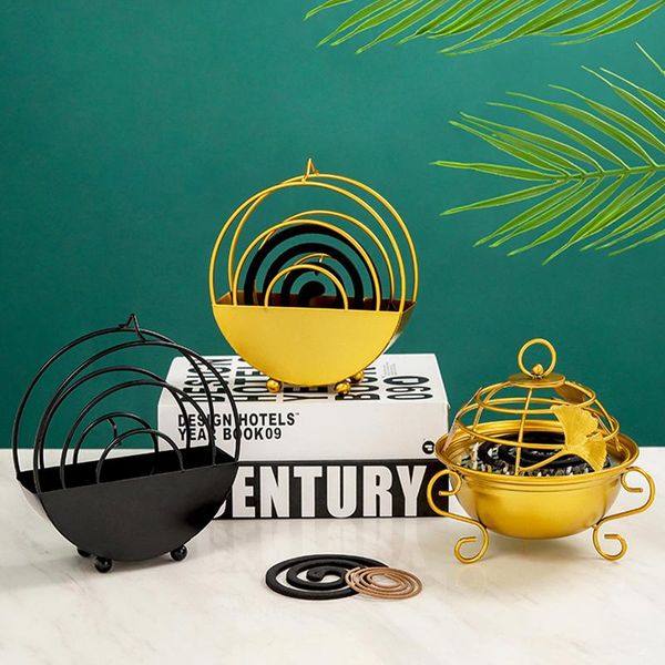 fragrance lamps 2021 nordic golden mosquito coil holder cross-border anti- ash incense burner with cover home bedroom sandalwood tray
fragrance lamps 2021 nordic golden mosquito coil holder cross-border anti- ash incense burner with cover home bedroom sandalwood tray