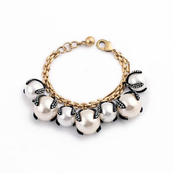 charm bracelets bulk price making supplies resin simulated pearl crystal antique jewelry design bracelet for mother daughter, Golden;silver
charm bracelets bulk price making supplies resin simulated pearl crystal antique jewelry design bracelet for mother daughter, Golden;silver