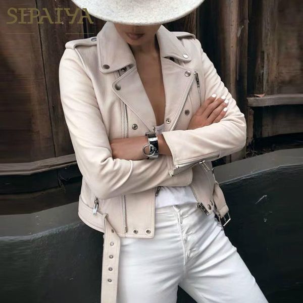 women's leather & faux women autumn jackets elegant zipper pockets buttons white winter coats female ladies modis black pu
women's leather & faux women autumn jackets elegant zipper pockets buttons white winter coats female ladies modis black pu