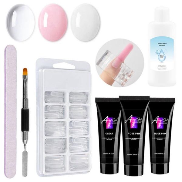 nail art kits 15g builder gel starter kit extension set with base coat diy tool
nail art kits 15g builder gel starter kit extension set with base coat diy tool