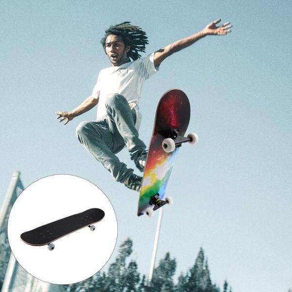 skateboarding four-wheel double tilt maple skateboard longboard sports supplies colorful night
skateboarding four-wheel double tilt maple skateboard longboard sports supplies colorful night