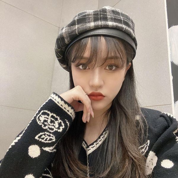berets beret female autumn and winter british retro plaid bud hat japanese literary painter woman fashion sboy wholesale, Blue;gray
berets beret female autumn and winter british retro plaid bud hat japanese literary painter woman fashion sboy wholesale, Blue;gray