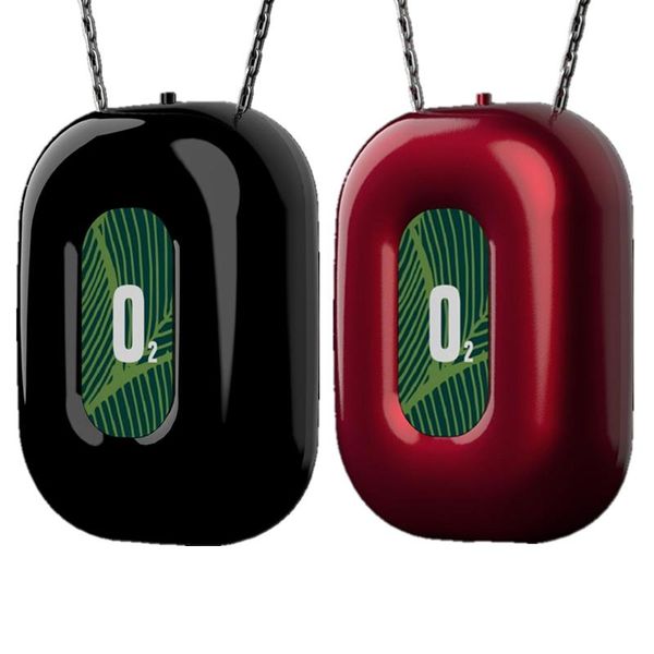air purifiers 2 pcs personal wearable purifier necklace mini portable freshner ionizer negative ion generator black & red
air purifiers 2 pcs personal wearable purifier necklace mini portable freshner ionizer negative ion generator black & red