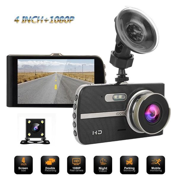 4 inches car dvr hd night vision car dashcam with g-sensor 170 degree wide angle dual lens camera recorder with rear view camera
4 inches car dvr hd night vision car dashcam with g-sensor 170 degree wide angle dual lens camera recorder with rear view camera