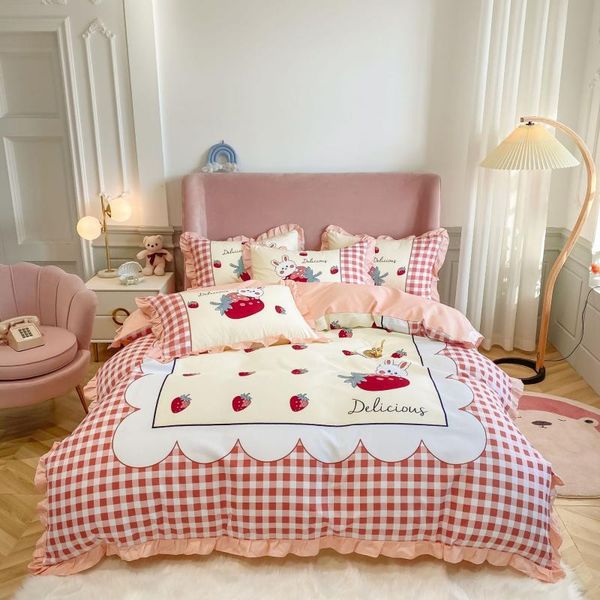 bedding sets duvet cover 200*230cm bed sheet 240*250cm korean 4pcs set net celebrity princess wind brushed luxury
bedding sets duvet cover 200*230cm bed sheet 240*250cm korean 4pcs set net celebrity princess wind brushed luxury