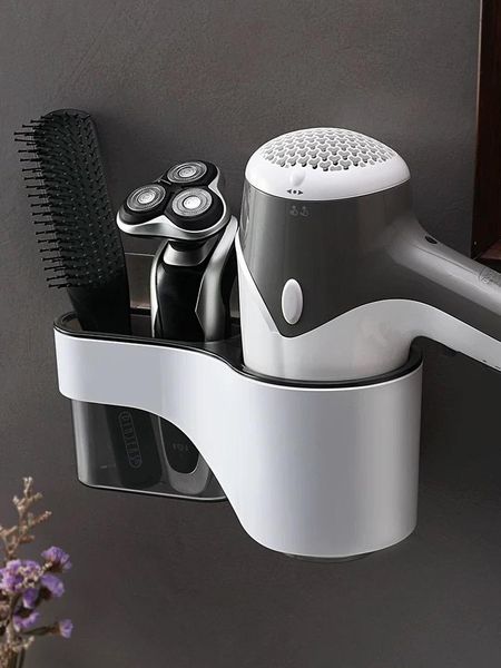 bathroom storage & organization multi-function punch shelf hair dryer holder strong suction rack wall
bathroom storage & organization multi-function punch shelf hair dryer holder strong suction rack wall