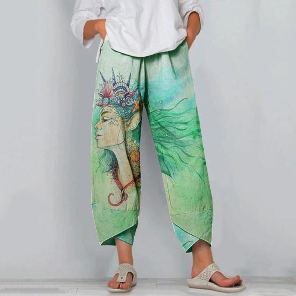 women's pants & capris summer trousers women elastic waist flowers printed casual wide leg harem loose pantalon plus size streetwear, Black;white
women's pants & capris summer trousers women elastic waist flowers printed casual wide leg harem loose pantalon plus size streetwear, Black;white
