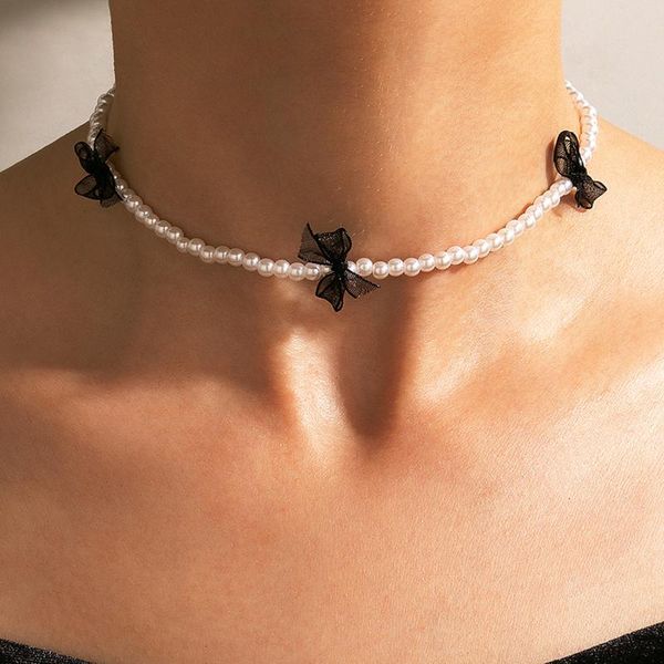 chains tocona elegant pearl stone chain choker necklace for women girls trendy black lace adjustable jewelry collar 20343, Silver
chains tocona elegant pearl stone chain choker necklace for women girls trendy black lace adjustable jewelry collar 20343, Silver