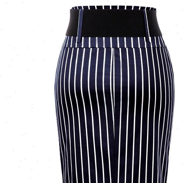 women womens skirts pinstripe high waist belt hips wrapped knee vintage slim elegant office lady business work bodycon pencil skirt, Black
women womens skirts pinstripe high waist belt hips wrapped knee vintage slim elegant office lady business work bodycon pencil skirt, Black