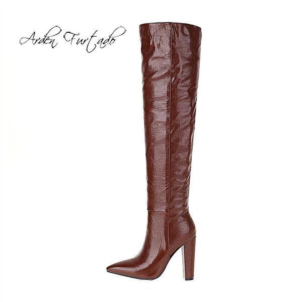 boots arden furtado 2021 fashion winter cone heels pointed toe pure color white brown women's knee high big size 43, Black
boots arden furtado 2021 fashion winter cone heels pointed toe pure color white brown women's knee high big size 43, Black