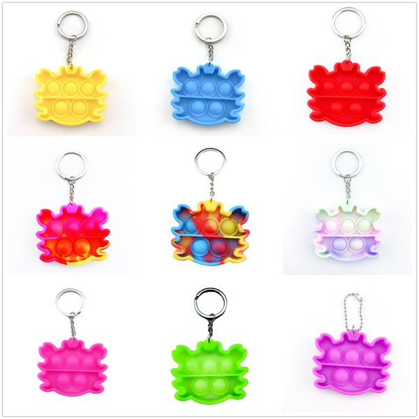 cute crab fidget push bubble pop it silicone toy keychains lovely decompression toys finger stress relief gadgets
cute crab fidget push bubble pop it silicone toy keychains lovely decompression toys finger stress relief gadgets