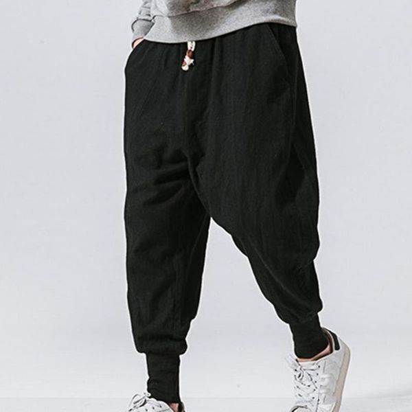 men's pants men harem summer spring baggy drawstring pockets oversized plus size jogging sports trousers streetwear 4xl, Black
men's pants men harem summer spring baggy drawstring pockets oversized plus size jogging sports trousers streetwear 4xl, Black