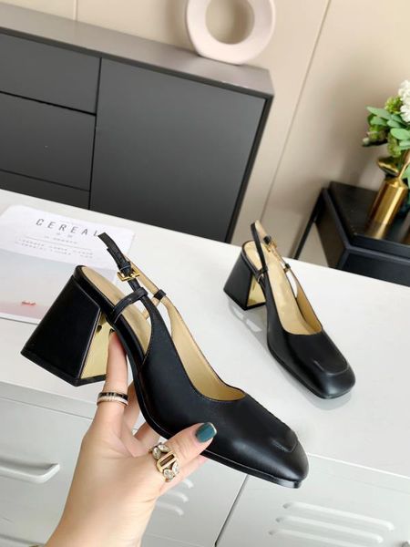 classic high heeled sandals thick heeled leather women's shoes metal buckle party .5cm high heeled shoes belt buckle women's sand, Black 
classic high heeled sandals thick heeled leather women's shoes metal buckle party .5cm high heeled shoes belt buckle women's sand, Black