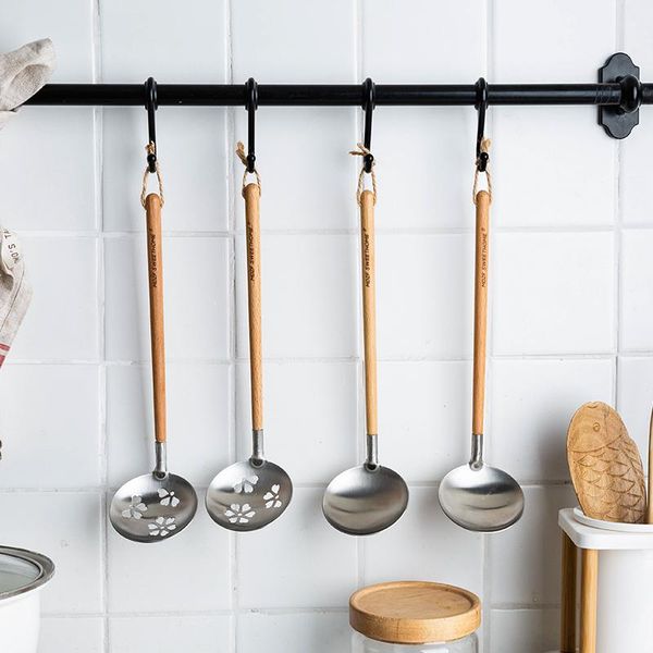 spoons long handle wooden stainless steel spoon commercial restaurant kitchen ladle artistic cozinha utensilios utensils kc50sz
spoons long handle wooden stainless steel spoon commercial restaurant kitchen ladle artistic cozinha utensilios utensils kc50sz