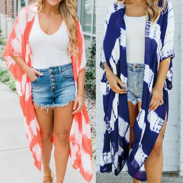 women's swimwear summer beach wear 2021 bohemian printed half sleeve long kimono cardigan cotton tunic women blouse shirt sarong plage, White;black
women's swimwear summer beach wear 2021 bohemian printed half sleeve long kimono cardigan cotton tunic women blouse shirt sarong plage, White;black