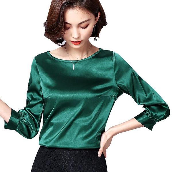women's blouses & shirts fashion women solid color loose o-neck three quarter sleeve blouse office plus size casual spring autumn basi, White
women's blouses & shirts fashion women solid color loose o-neck three quarter sleeve blouse office plus size casual spring autumn basi, White