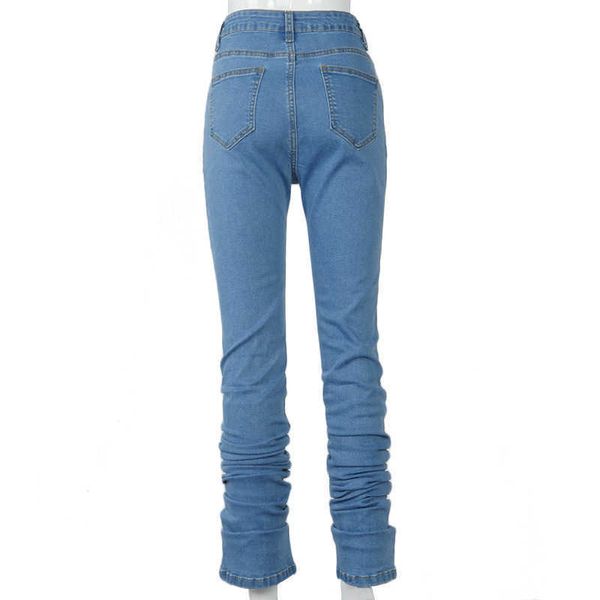 sibybo vintage ruched stacked pants woman high waist pockets winter jeans female blue denim casual streetwear trousers 2021, Black;white
sibybo vintage ruched stacked pants woman high waist pockets winter jeans female blue denim casual streetwear trousers 2021, Black;white