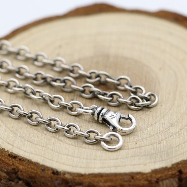 korean punk ch necklace personality simple thai sier rope knot clavicle chain gd same men's and women's pendant chain, Silver
korean punk ch necklace personality simple thai sier rope knot clavicle chain gd same men's and women's pendant chain, Silver