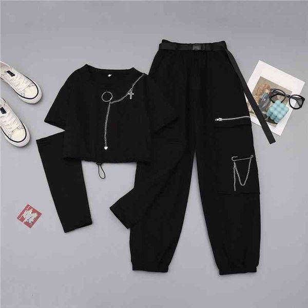 hippie harajuku cargo gothic chain women pant oversized streetwear black wide leg trousers spring punk mall goth, Black;white
hippie harajuku cargo gothic chain women pant oversized streetwear black wide leg trousers spring punk mall goth, Black;white